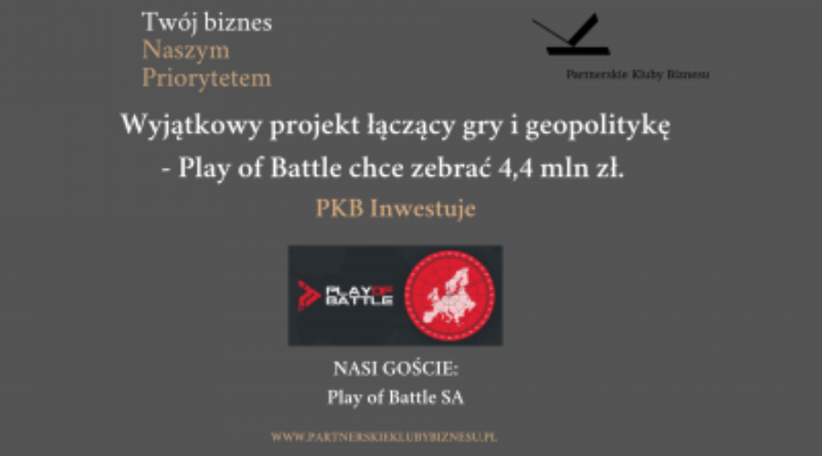 Wyjątkowy projekt łączący gry i geopolitykę – Play of Battle chce zebrać 4,4 mln zł